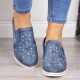 Large Size Women Casual Pointed Toe Hollow Slip On Wedges Loafers Large Size Women Casual Pointed Toe Hollow Slip On Wedges Loafers