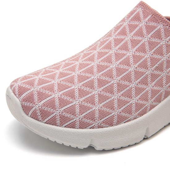 Women Athletic Light Knitted Backless Platform Sneakers Women Athletic Light Knitted Backless Platform Sneakers