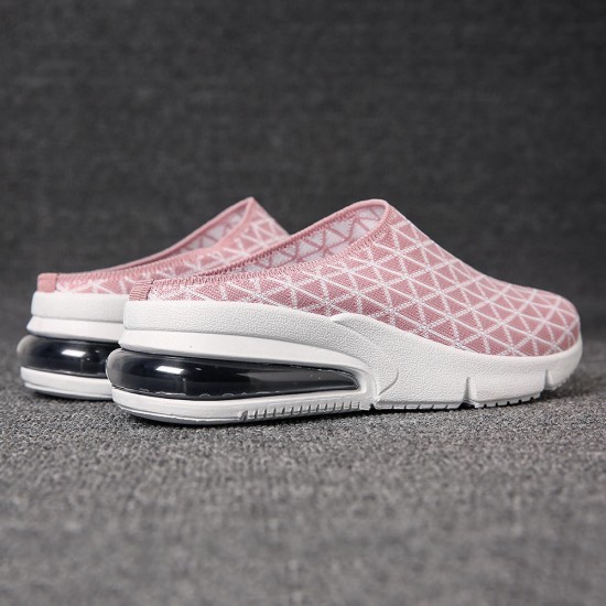 Women Athletic Light Knitted Backless Platform Sneakers Women Athletic Light Knitted Backless Platform Sneakers