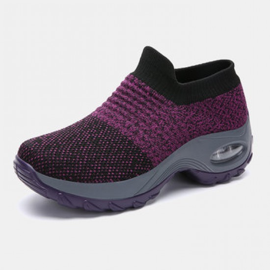 Women Outdoor Breathable Sock Mesh Rocking Sneakers Women Outdoor Breathable Sock Mesh Rocking Sneakers