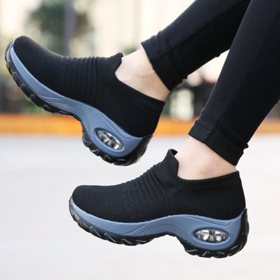 Women Outdoor Breathable Sock Mesh Rocking Sneakers Women Outdoor Breathable Sock Mesh Rocking Sneakers