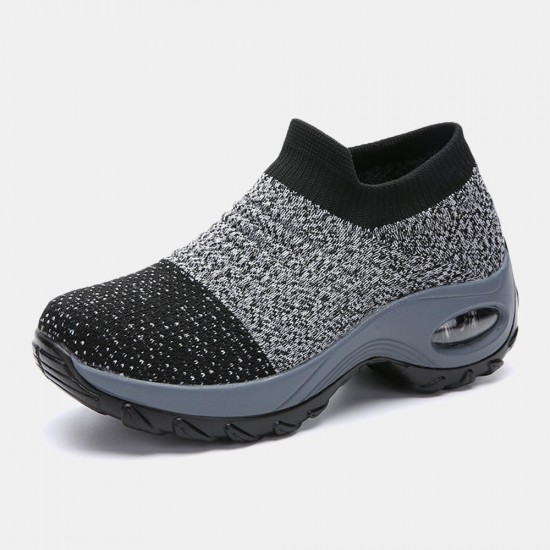 Women Outdoor Breathable Sock Mesh Rocking Sneakers Women Outdoor Breathable Sock Mesh Rocking Sneakers