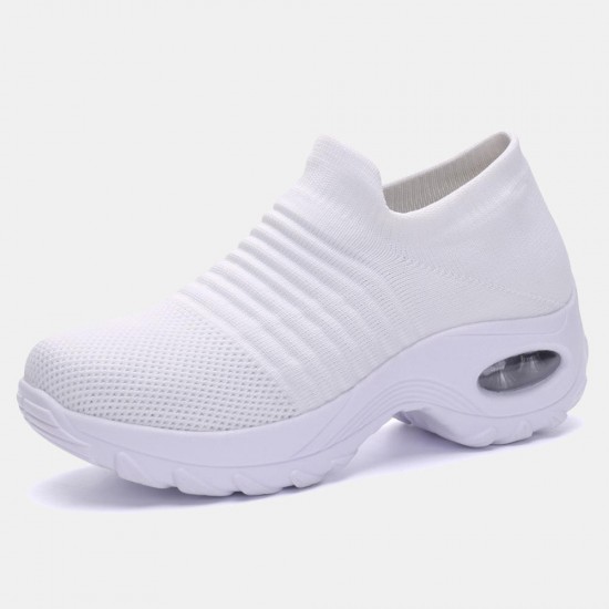 Women Outdoor Breathable Sock Mesh Rocking Sneakers Women Outdoor Breathable Sock Mesh Rocking Sneakers