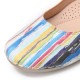 Multicolor Casual Leather Soft Sole Walking Flats Multicolor Casual Leather Soft Sole Walking Flats