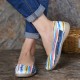Multicolor Casual Leather Soft Sole Walking Flats Multicolor Casual Leather Soft Sole Walking Flats