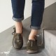 Pure Color Casual Comfy Walking Leather Loafers Pure Color Casual Comfy Walking Leather Loafers