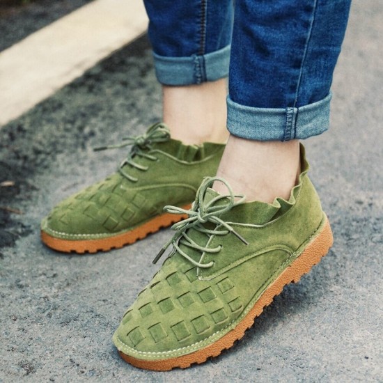 Women Large Size Braided Comfy Solid Casual Flats Women Large Size Braided Comfy Solid Casual Flats