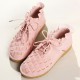 Women Large Size Braided Comfy Solid Casual Flats Women Large Size Braided Comfy Solid Casual Flats