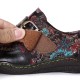 SOCOFY Retro Flowers Embroidery Leather Embossed Plum Blossom Buckle Slip On Flat Shoes SOCOFY Retro Flowers Embroidery Leather Embossed Plum Blossom Buckle Slip On Flat Shoes