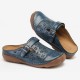 LOSTISY Women Hollow Out Breathable Backless Comfy Slip On Summer Casual Sandals LOSTISY Women Hollow Out Breathable Backless Comfy Slip On Summer Casual Sandals