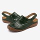 LOSTISY Women Hollow Out Hook Loop Comfy Slingback Summer Sandals LOSTISY Women Hollow Out Hook Loop Comfy Slingback Summer Sandals