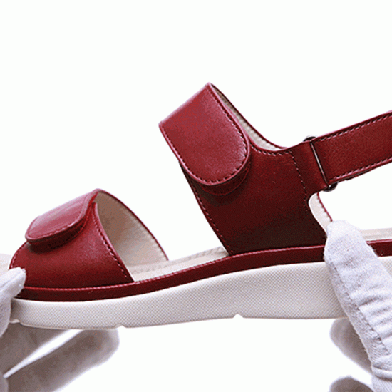 Women Soft Sole Hook Loop Solid Color Comfy Summer Beach Flat Sandals Women Soft Sole Hook Loop Solid Color Comfy Summer Beach Flat Sandals