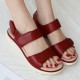 Women Soft Sole Hook Loop Solid Color Comfy Summer Beach Flat Sandals Women Soft Sole Hook Loop Solid Color Comfy Summer Beach Flat Sandals