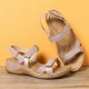 Women Adjustable Hook Loop Soft Sole Large Size Open Toe Casual Daily Summer Beach Wedge Sandals Women Adjustable Hook Loop Soft Sole Large Size Open Toe Casual Daily Summer Beach Wedge Sandals