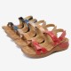 Women Adjustable Hook Loop Soft Sole Large Size Open Toe Casual Daily Summer Beach Wedge Sandals Women Adjustable Hook Loop Soft Sole Large Size Open Toe Casual Daily Summer Beach Wedge Sandals