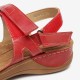 Women Adjustable Hook Loop Soft Sole Large Size Open Toe Casual Daily Summer Beach Wedge Sandals Women Adjustable Hook Loop Soft Sole Large Size Open Toe Casual Daily Summer Beach Wedge Sandals