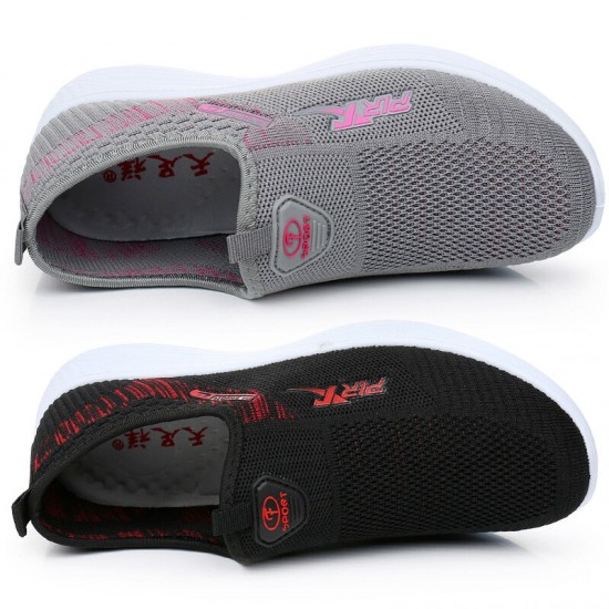 Women Casual Breathable Mesh Slip-on Walking Sneakers Women Casual Breathable Mesh Slip-on Walking Sneakers