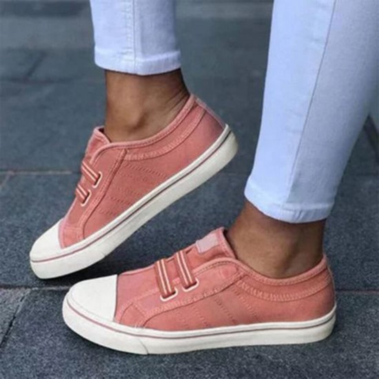 Women Canvas Elastic Band Casual Comfy Wearable Flats Women Canvas Elastic Band Casual Comfy Wearable Flats