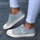 Women Canvas Elastic Band Casual Comfy Wearable Flats Women Canvas Elastic Band Casual Comfy Wearable Flats
