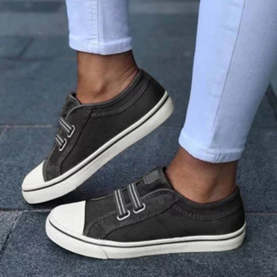 Women Canvas Elastic Band Casual Comfy Wearable Flats Women Canvas Elastic Band Casual Comfy Wearable Flats