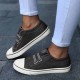Women Canvas Elastic Band Casual Comfy Wearable Flats Women Canvas Elastic Band Casual Comfy Wearable Flats