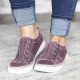 Women Buttonhole Decor Comfy Wearable Sports Casual Canvas Flats Women Buttonhole Decor Comfy Wearable Sports Casual Canvas Flats