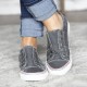 Women Buttonhole Decor Comfy Wearable Sports Casual Canvas Flats Women Buttonhole Decor Comfy Wearable Sports Casual Canvas Flats