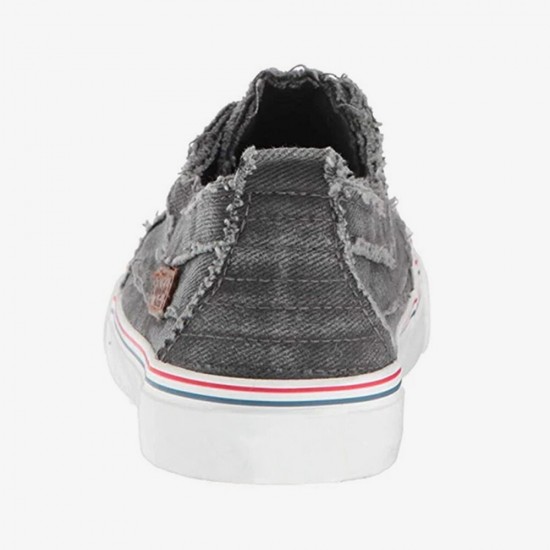 Women Buttonhole Decor Comfy Wearable Sports Casual Canvas Flats Women Buttonhole Decor Comfy Wearable Sports Casual Canvas Flats