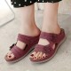 Women Flower Decoration Open Toe Message Soft Sole Comfy Casual Wedge Sandals Women Flower Decoration Open Toe Message Soft Sole Comfy Casual Wedge Sandals