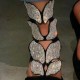 Women Rhinestone Butterfly Open Toe Fashion Party Flat Sandals Women Rhinestone Butterfly Open Toe Fashion Party Flat Sandals