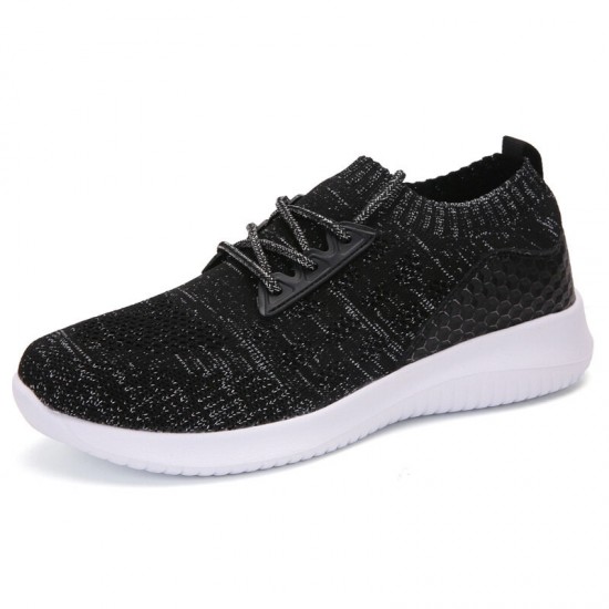Women Casual Breathable Knitted Lightweight Non-slip Sneakers Women Casual Breathable Knitted Lightweight Non-slip Sneakers