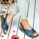 Women Hook Loop Open Toe Slingback Casual Summer Wedge Sandals Women Hook Loop Open Toe Slingback Casual Summer Wedge Sandals