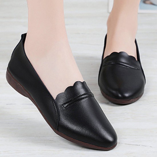 Women Lace Trim Comfy Soft Sole Casual Slip On Flats Loafers Women Lace Trim Comfy Soft Sole Casual Slip On Flats Loafers
