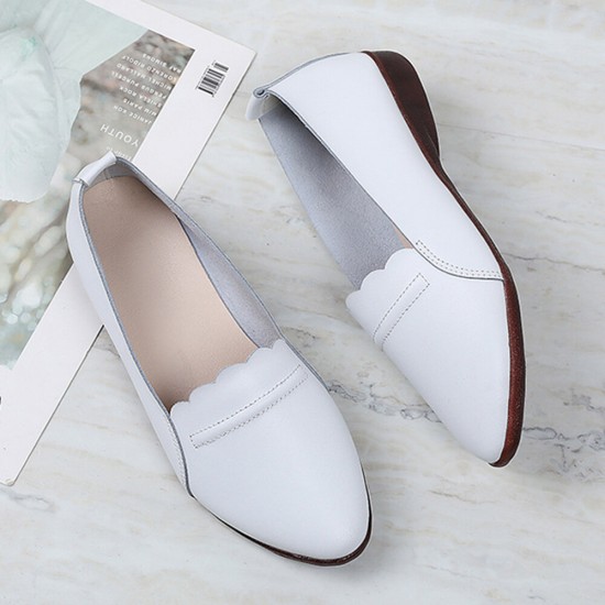Women Lace Trim Comfy Soft Sole Casual Slip On Flats Loafers Women Lace Trim Comfy Soft Sole Casual Slip On Flats Loafers