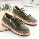 Women Folkways Printing Comfy Non Slip Casual Chunky Flats Shoes Women Folkways Printing Comfy Non Slip Casual Chunky Flats Shoes