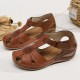 LOSTISY Women Cutout Breathable Color Stitching Casual Summer Wedge Sandals LOSTISY Women Cutout Breathable Color Stitching Casual Summer Wedge Sandals