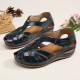 LOSTISY Women Cutout Hook Look Breathable Lightweight Casual Sandals LOSTISY Women Cutout Hook Look Breathable Lightweight Casual Sandals