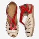 LOSTISY Women Cutout Hook Look Breathable Lightweight Casual Sandals LOSTISY Women Cutout Hook Look Breathable Lightweight Casual Sandals