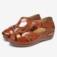 LOSTISY Women Cutout Hook Look Breathable Lightweight Casual Sandals LOSTISY Women Cutout Hook Look Breathable Lightweight Casual Sandals