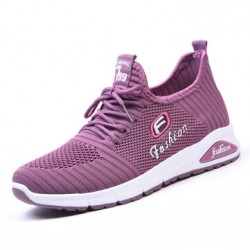 Women Letter Parttern Fabric Breathable Wearable Sports Casual Sneakers