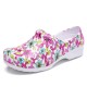 SOCOFY Floral Lightweight Floral Slip-on Waterproof Non-slip Garden Working Shoes Nursing Shoes SOCOFY Floral Lightweight Floral Slip-on Waterproof Non-slip Garden Working Shoes Nursing Shoes