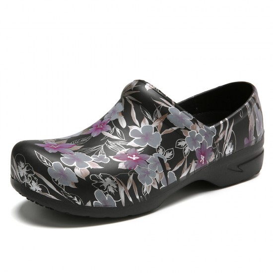 SOCOFY Floral Lightweight Floral Slip-on Waterproof Non-slip Garden Working Shoes Nursing Shoes SOCOFY Floral Lightweight Floral Slip-on Waterproof Non-slip Garden Working Shoes Nursing Shoes