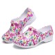 SOCOFY Floral Lightweight Floral Slip-on Waterproof Non-slip Garden Working Shoes Nursing Shoes SOCOFY Floral Lightweight Floral Slip-on Waterproof Non-slip Garden Working Shoes Nursing Shoes