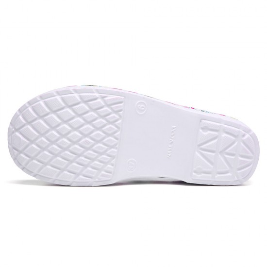 SOCOFY Floral Lightweight Floral Slip-on Waterproof Non-slip Garden Working Shoes Nursing Shoes SOCOFY Floral Lightweight Floral Slip-on Waterproof Non-slip Garden Working Shoes Nursing Shoes