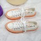 Women Love Decor Cloth Uppers Lace Up Flats Shoes Women Love Decor Cloth Uppers Lace Up Flats Shoes