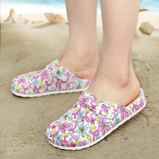 SOCOFY Women Lightweight Buckle Strap Mules Waterproof Non-slip Slide Sandals SOCOFY Women Lightweight Buckle Strap Mules Waterproof Non-slip Slide Sandals