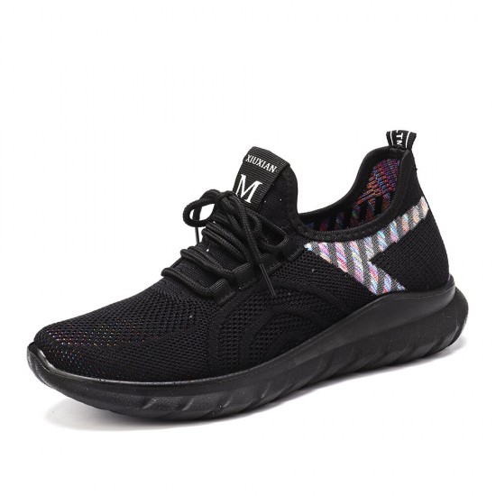 Women Mesh Outdoor Lace Up Walking Sports Shoes Women Mesh Outdoor Lace Up Walking Sports Shoes