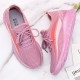 Women Running Knitted Stripe Detail Breathable Slip Resistant Casual Sneakers Women Running Knitted Stripe Detail Breathable Slip Resistant Casual Sneakers