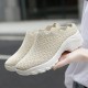 Women Mesh Solid Color Platform Backless Shoes Women Mesh Solid Color Platform Backless Shoes