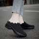 Women Mesh Solid Color Platform Backless Shoes Women Mesh Solid Color Platform Backless Shoes